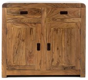 Artekko Attari Ξύλινος Μπουφές σε Μελί Απόχρωση (100x40x90)cm Artekko 720-1257