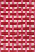 Χαλί Basketweave 144102 Red-Pink Harlequin 140X200cm