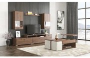 Savvidis Furniture  Τραπεζάκι Σαλονιού 120x75x40cm Μελαμίνη No06 Νέο Καρυδί BEST-8080405