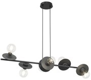 Κρεμαστό Φωτιστικό Οροφής 6xE27 100cm Token Emibig -1426/6-Μαύρο 1426/6