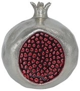 Μεταλλικό Διακοσμητικό Pomegranate FL630 Fylliana Nίκελ-Kόκκινο 15x13x16 εκ.