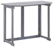 vidaXL Τραπέζι Μπαλκονιού Πτυσσόμενο 90x50x74 εκ. Μασίφ Ξύλο Ακακίας