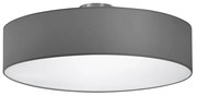 Πλαφονιέρα Οροφής Υφασμάτινη Γκρι 50xH17cm  3xE27 Trio Lighting Hotel 603900311