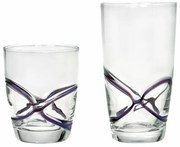 Σετ Ποτήρια Νερού 6τμχ Γυάλινα X-treme Amethyst 455ml CRYSPO TRIO 52.982.50