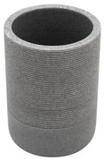 Ποτηροθήκη Μπάνιου (Φ7x10) Estia Stone Grey 02-13387