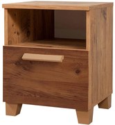 Κομοδίνο Leva Alfa 863SPH3513 45x40x52cm Pine-Brown