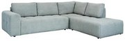 ΚΑΝΑΠΕΣ ΓΩΝΙΑ ΔΕΞΙΑ Fylliana Carmen MINT ΥΦΑΣΜΑ 304x242x89εκ 831-225-987