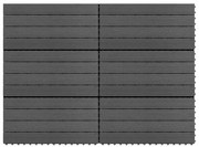 ΠΛΑΚΑΚΙΑ 6 ΤΕΜ. ΓΚΡΙ 1 Μ² / 60 X 30 ΕΚ. ΑΠΟ WPC 49056