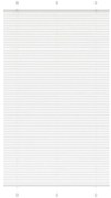vidaXL Πλισέ περσίδα Λευκό 115x200 cm Πλάτος υφάσματος 114,4 cm