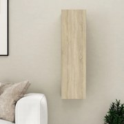 Έπιπλο Τηλεόρασης Sonoma Δρυς 30,5x30x110 εκ. από Επεξ. Ξύλο 803368