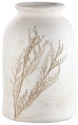 Βάζο ArteLibre Στάχυα Λευκό Κεραμικό 30cm-05160128