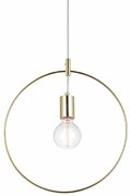 Φωτιστικό Οροφής Μονόφωτο Aca Twiggy V35181BS Brass