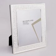Κορνίζα Μεταλλική Επάργυρη 756-10046 15x20cm Silver Estheti Home Μέταλλο