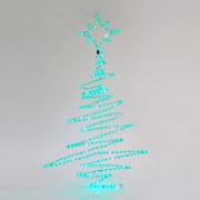 Χριστουγεννιάτικο Δέντρο Φωτοσωλήνας Με 216 Led Φωτάκια &amp; Flash (70x120) Eurolamp 600-20018