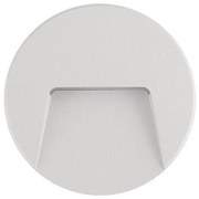Απλίκα Φωτιστικό Τοίχου LED 3W 4000K IP65 Φ13,5cm Slim Pro Eurolamp-145-52093-Λευκό 145-52093