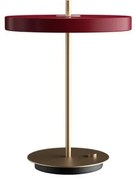 Επιτραπέζιο Φωτιστικό LED 13W Dimmer Θύρα USB 41,5cm Asteria Table Lamp Umage-2309-Κόκκινο 2309