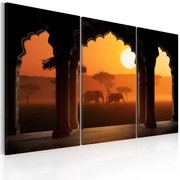 Πίνακας - The tranquillity of Africa - triptych - 120x80