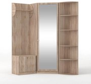 Oksana Γωνιακό Σετ Εισόδου Σονόμα 126-143x35-40x200εκ