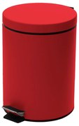 Estia 02-21962 Χαρτοδοχειο Μπανιου Classic Soft Close 5lt, Κόκκινο