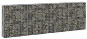 vidaXL Συρματοκιβώτιο Τοίχος 300x30x100 εκ. Γαλβαν.Χάλυβας + Καλύμματα