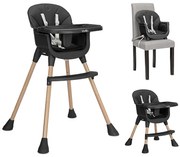 Καρεκλάκι φαγητού Vanilla 3in1 Beige Leather 10100572501 Lorelli