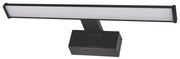 Adeleq Φωτιστικό LED Λουτρού Αλουμινίου PC 40cm 8W IP44 4000K Με Βάση Μαύρο 3-4000811