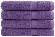 vidaXL Πετσέτες Σάουνας SOLUND 4 Τεμ. Μοβ 80x200 εκ. 600 γρ/μ²