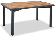 Τραπέζι Κήπου Berlin 561CLR1312 155x95x75cm Natural-Anthracite