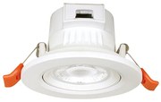 ROUND LED SPOTLIGHT 7W SWITCH 3000-4000-6000K SMD 230V 40° Ra80 PRE-SET UP 3000K ACA FALKO7R