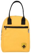 Τσάντα Φαγητού Ισοθερμική AEK BC 00-19280 20x12x26cm 7lt Yellow-Black Estia 100% Βαμβάκι