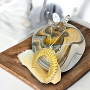 Χριστουγεννιάτικα ρόδια γούρια από φυσητό γυαλί!