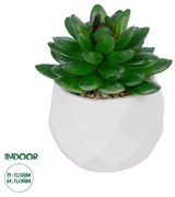 GloboStar® Artificial Garden SUCCULENT SEDEVERIA POTTED PLANT 21002 Διακοσμητικό Φυτό Σεδεβέρια  Φ8 x Υ9cm