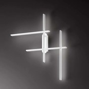 Φωτιστικό Τοίχου - Απλίκα 6884 B CT 36W Led 68x78cm White Perenz Μέταλλο,Ακρυλικό