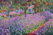 Αναπαραγωγή The Artist's Garden at Giverny, 1900, Claude Monet