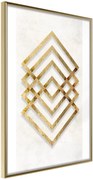 Αφίσα - Golden Inlay - 40x60 - Χρυσό - Χωρίς πασπαρτού