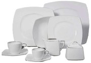 Σερβίτσιο Πιάτα Φαγητού Nagoya (Σετ 20Τμχ) 50.001.40 White-Platinum Cryspo Trio 20 τμχ Porcelain