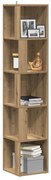 vidaXL Γωνιακό ντουλάπι Artisan Oak 33x33x165 cm Κατασκευασμένο ξύλο