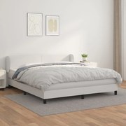 ΚΡΕΒΑΤΙ BOXSPRING ΜΕ ΣΤΡΩΜΑ ΛΕΥΚΟ 160X200ΕΚ.ΑΠΟ ΣΥΝΘΕΤΙΚΟ ΔΕΡΜΑ 3127200