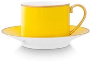 ΦΛΥΤΖΑΝΙ CAPPUCCINO ΜΕ ΠΙΑΤΑΚΙ 220ml PIP STUDIO - CHIQUE GOLD-YELLOW