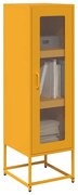 Highboard Μουστάρδα κίτρινη 36x39x123 cm χάλυβα ψυχρής έλασης 853395