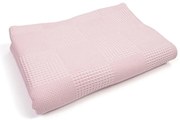 DIMCOL Κουβέρτα Πικέ bebe Μονόχρωμη 80X110 Ροζ 100% Cotton 31122620006