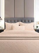 Σετ Σεντόνια Flannel 2040 Pink Διπλό με λάστιχο (150x205+30)