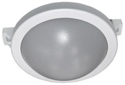 Adeleq Led Χελώνα Pc Στρογγυλή Φ172mm 10W 4000K Ip64 Λευκή 21-1721010