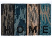 Πατάκι Εισόδου Ruco Style 004 Woodpanel Home 45X75cm Grey-Blue Sdim 45X75