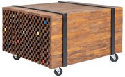 vidaXL Τραπεζάκι Βοηθητικό 60 x 60 x 38 εκ. από Ξύλο Teak