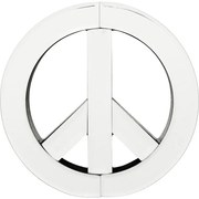 Διακοσμητικό Τοίχου Καθρέφτης Peace Μικρό 20x20x1,3 εκ. - Καθρέφτης