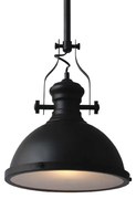 Φωτιστικό Οροφής Vintage KS1300P311BK Black Μέταλλο