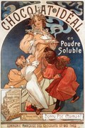 Αναπαραγωγή Chocolate Ideal, Alfons Mucha