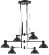 Φωτιστικό Οροφής Adept 77-8881 75x75x100cm 6xE27 60W Black Homelighting