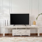 Megapap Έπιπλο Τηλεόρασης Enclave Εφέ Μαρμάρου 180x31,3x50εκ.
